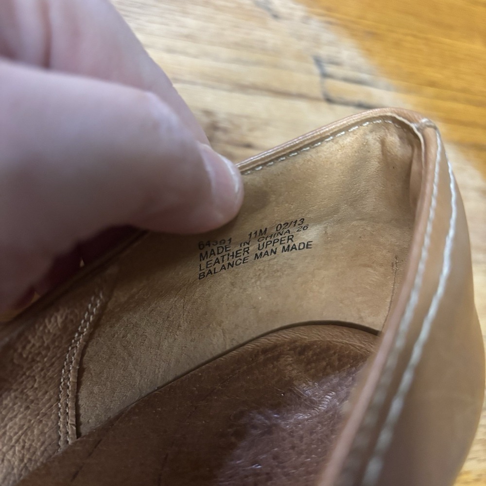 Clark's Women's Indigo Purity‎ Snow Wedge Leather Size 11 M Tan Brown EUC - Picture 8 of 10